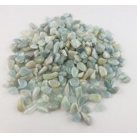 Aquamarin Blau opak Trommelsteine XS 50 g